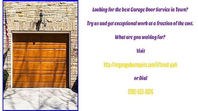 Garage Door Repair Services in Forest Park, IL