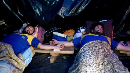 Motoristas se perfuram em protesto no Paraguai