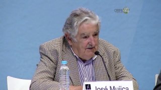Colofón del discurso de José Mujica 7/12/2014 en Fil 2014, Canal 44