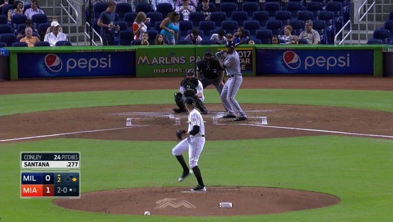 Domingo Santana conecta jonrón 7