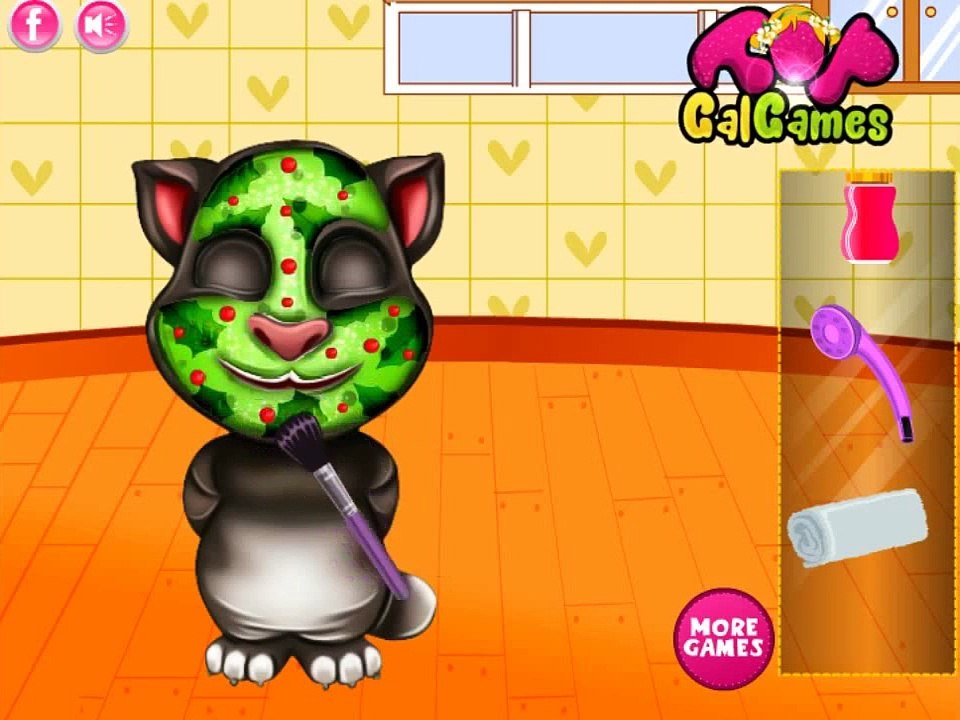 Talking Tom Spa Makeover Games for Kids - Gry Dla Dzieci