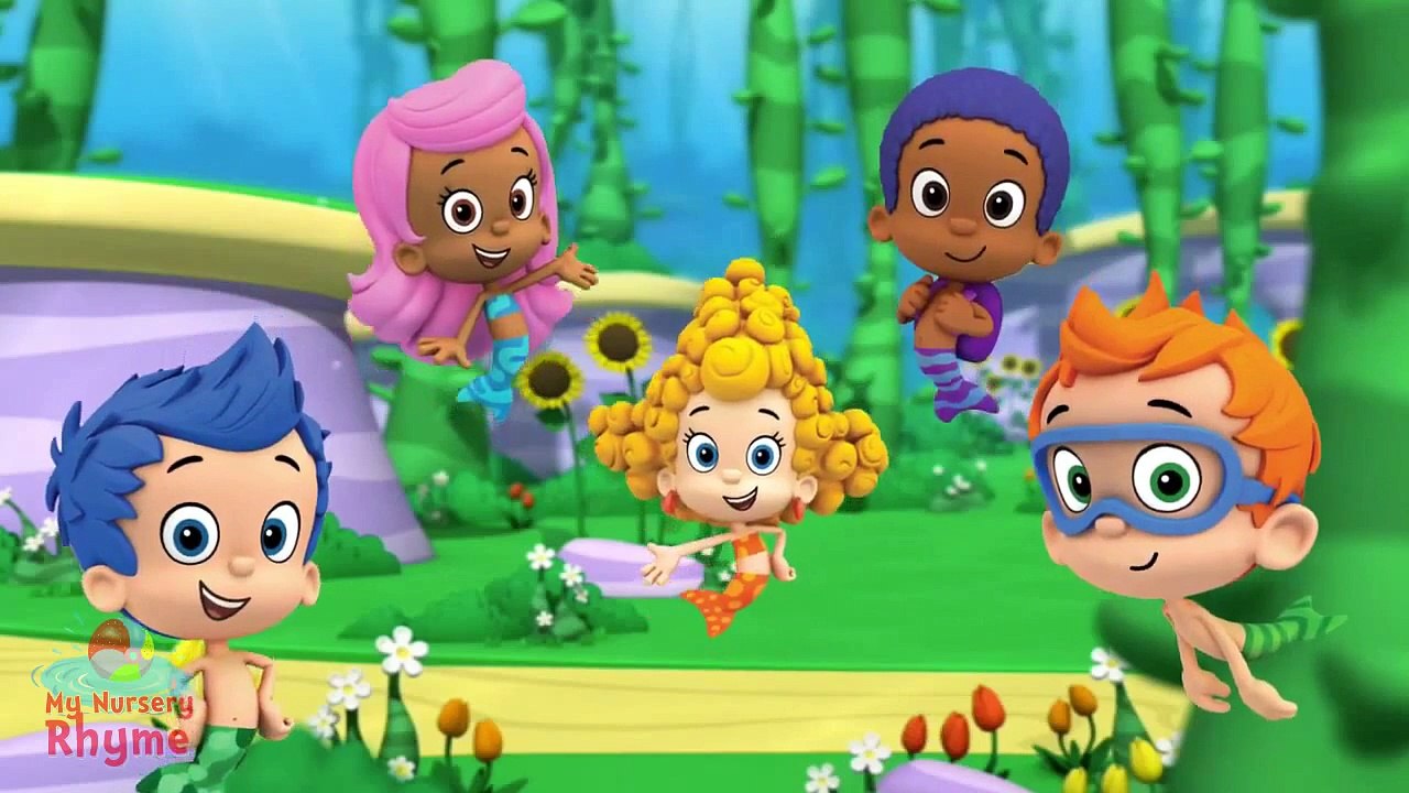 Bubble Guppies Finger Family Nursery Rhyme