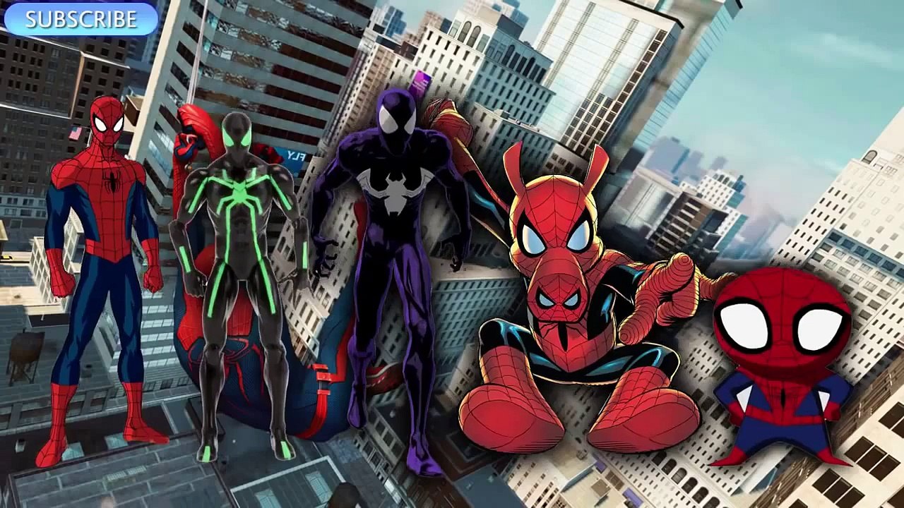 Finger Family SPIDERMAN ULTIMATE - Daddy Finger Song SPIDERMAN - Nursery Rhymes for Childr