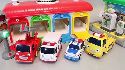 꼬Скорая помощь Игрушки Tayo Bus Toys- 마버스 타요 장난감 Мультики про машинки Полицейская машина
