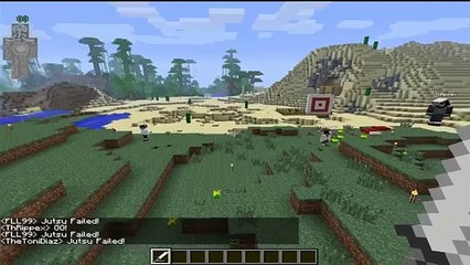 MINECRAFT MOD NARUTO | BATALLAS ÉPICAS | EXAMEN PARA ASCENDER A CHUNIN 1