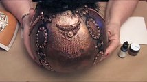 Maria' Dellos Gourd Art and Metal Faux Finishing