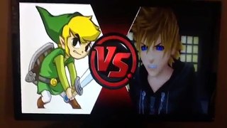 TOON LINK vs ROXAS!!Cartoon Death Match episode 1