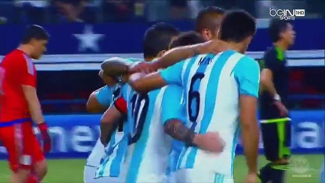 Increible gol Lionel Messi Argentina vs Mexico 2-2 International Friendly 2015