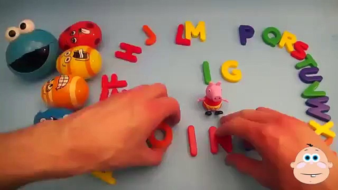 BABY BIG MOUTH SURPRISE EGG LEARN TO SPELL  ANIMAL SOUNDS PART 3!