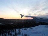 Finnair Airbus A320 landing at Ivalo