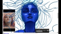 Speed Painting 5 - Water Witch [Lapis Lazuli - Steven Universe]