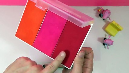 How to Make Peppa Pig Surprise Fisher Price George Pig Finger Paint