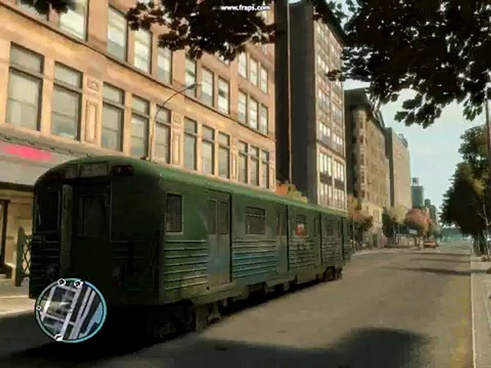 GTA 4 Subway driving