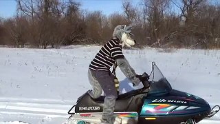 Yotie Snowmobile Test run