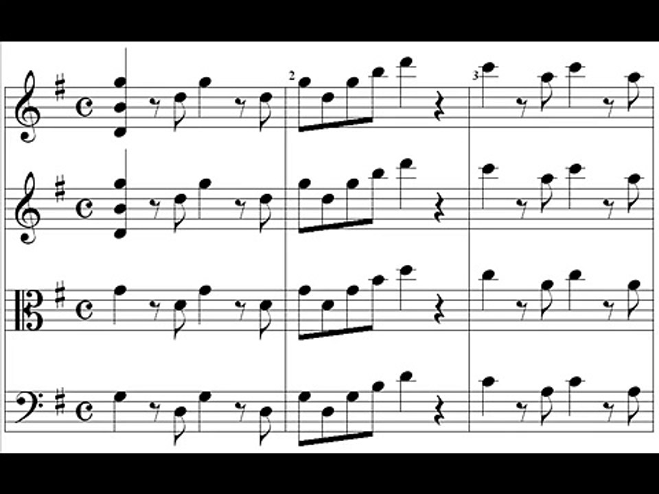 Mozart - Eine kleine nachtmusik - Allegro