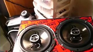 Vans shoe box speakers