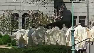 Priestly Procession Leaving Cathedral Basilica of St. Louis