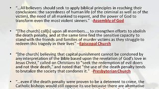 Persuasive Speech: Death Penalty