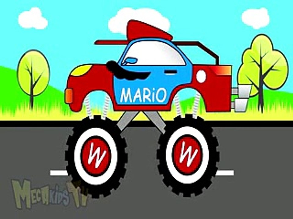 Mario Truck -  Monster Trucks For Children
