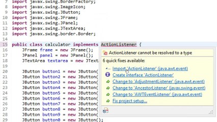 how to create a calculator in eclips part  5