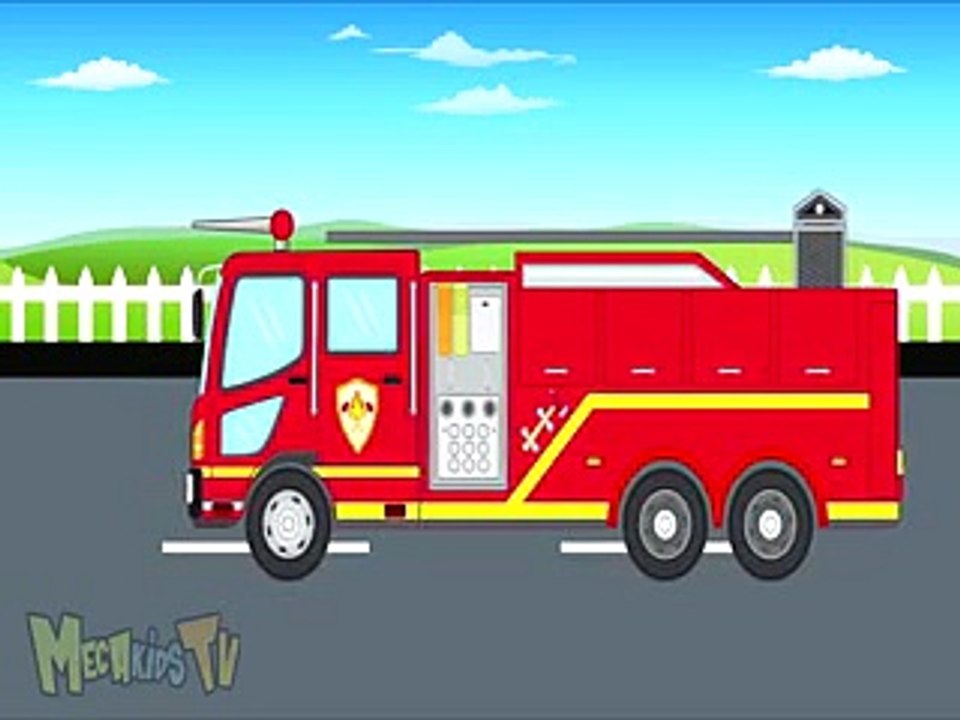 Fire Truck -  Monster Trucks For Children