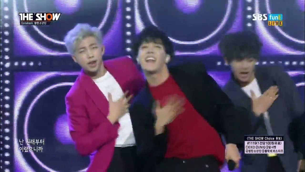 150505 BTS (방탄소년단) - I NEED U + 흥탄소년단 (Boyz With Fun) + No.1 (1위) & Encore @ THE SHOW 더쇼 [1080p]