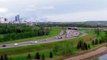 Travel Alberta City of Calgary - traffic on Deerfoot Trail -miniature/ mode-Canon SX40HS