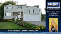 Homes for sale 361 Annuity Dr. South Franklin PA 15301 Coldwell Banker Real Estate Services