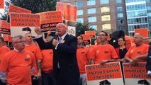 Mass. AFL-CIO Prez Blasts Gov. Baker at Rally to Keep the T Public