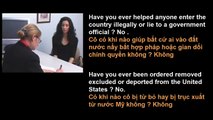 US CITIZENSHIP INTERVIEW English and Vietnamese