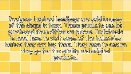 The Importance Of Designer Inspired Handbags