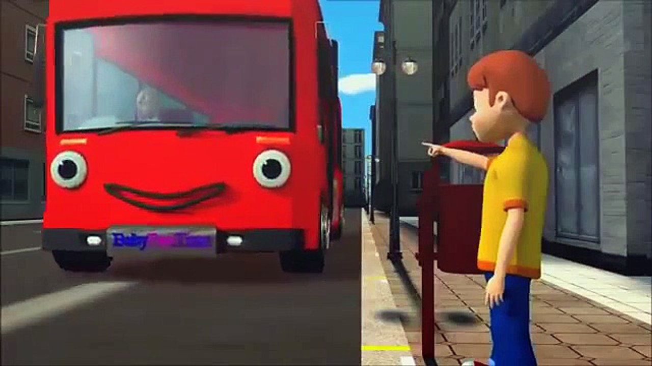 Wheels on the bus go round and round song Nursery Rhymes for Kids