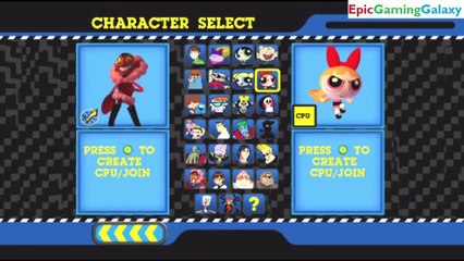 Him The Demon VS Blossom In A Cartoon Network Punch Time Explosion XL Match / Battle / Fight