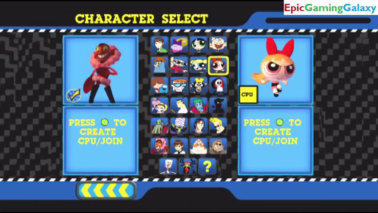 Him The Demon VS Blossom In A Cartoon Network Punch Time Explosion XL Match / Battle / Fight