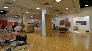 Time lapse video of Without Consent exhibition installation
