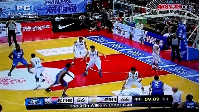 Gilas Pilipinas vs. South Korea 4th Quarter 37th Jones Cup Agust 31, 2015