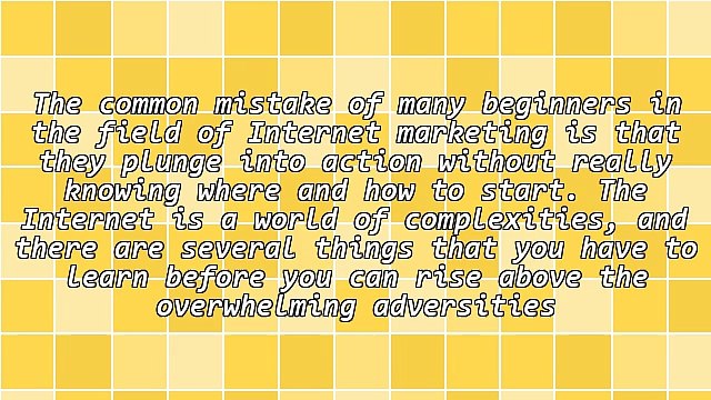Internet Marketing - Helpful Tips