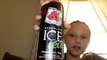 Sparkling ice water and birthday cake gum tasting