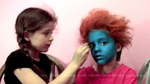 Holt Hyde Monster High Doll Costume Makeup Tutorial for Halloween