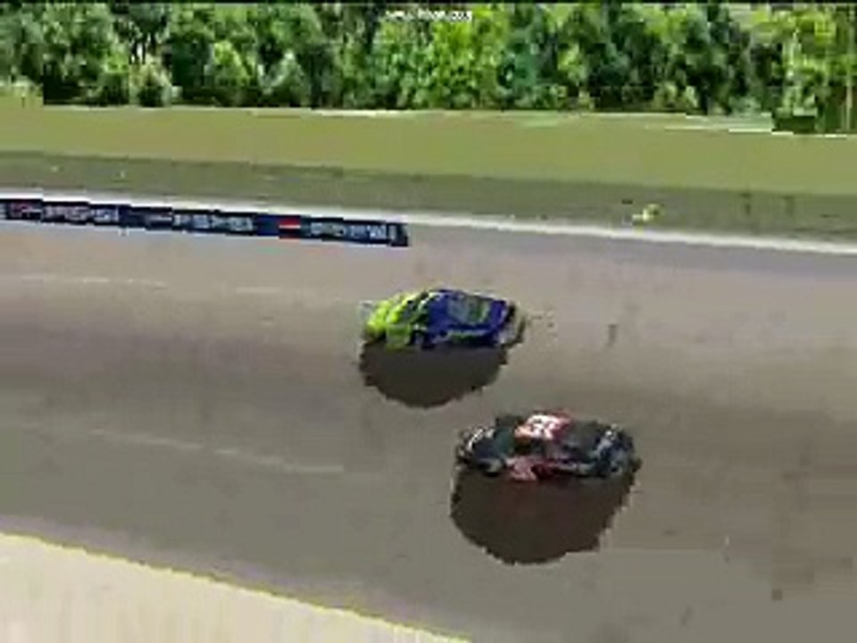 NR2003 15 Bad Winston 500 crash w/chimpmunk commentary