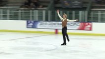 Figure Skating - Alain Sandraz - Once Upon A Time In The West - Novice Men SP - 2015