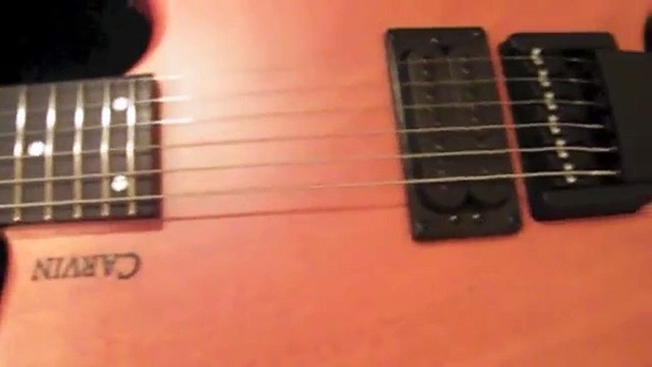 Carvin HH1 Allan Holdsworth Signature Headless Guitar Demo