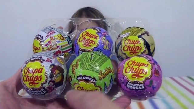 Miss Katy МЛП Свинка Пеппа Маша и Медведь Чупа Чупс шары с сюрприз открываем игрушки surprise ball