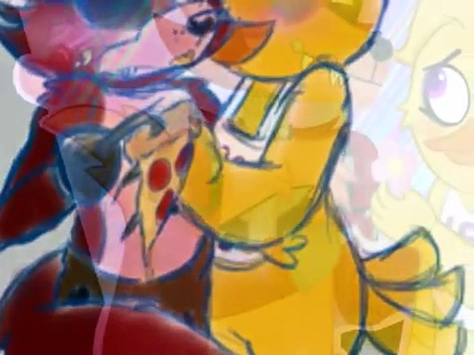 FNAF chica x foxy x3