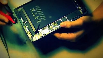 iPad mini no Backlight Dim Screen Solved with soldering repair by CyberDocLLC