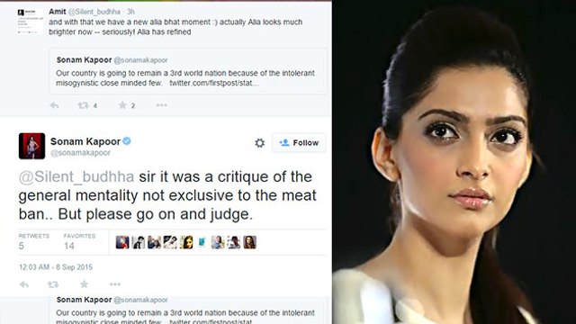 #MeatBan: Sonam Kapoor TROLLED Over FOOLISH Tweet