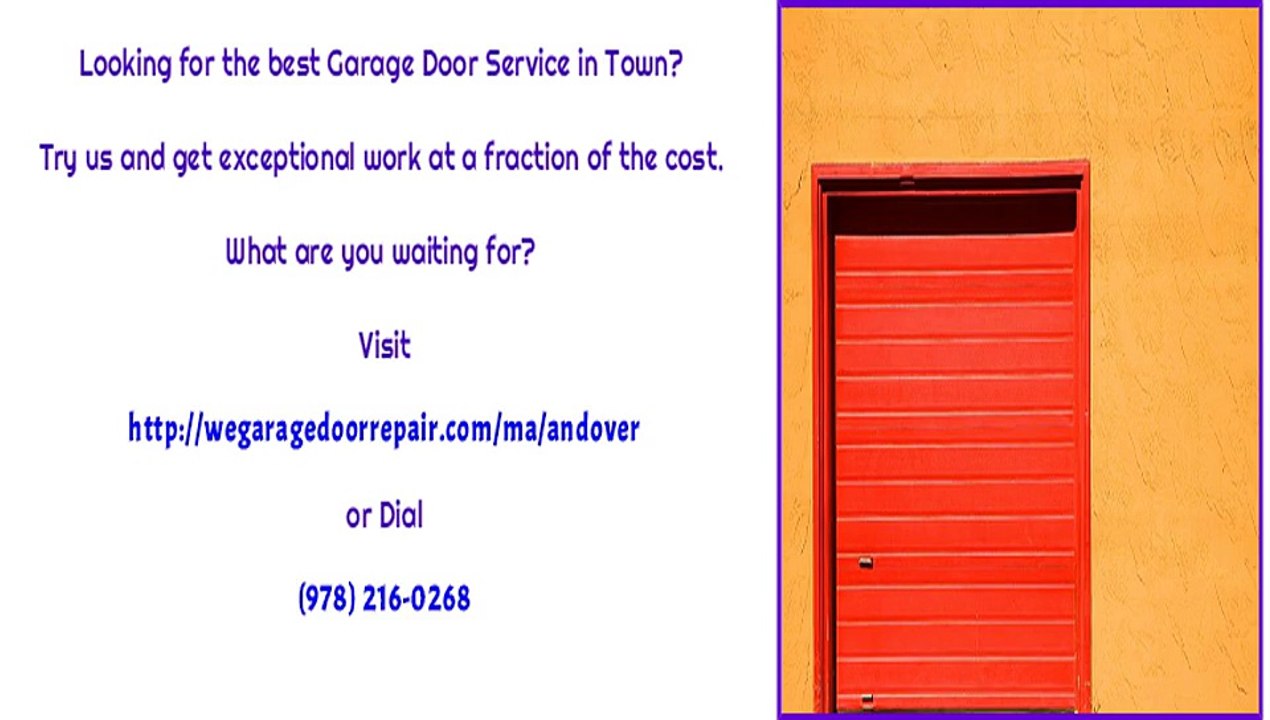 Andover, MA Garage Door Repair Service