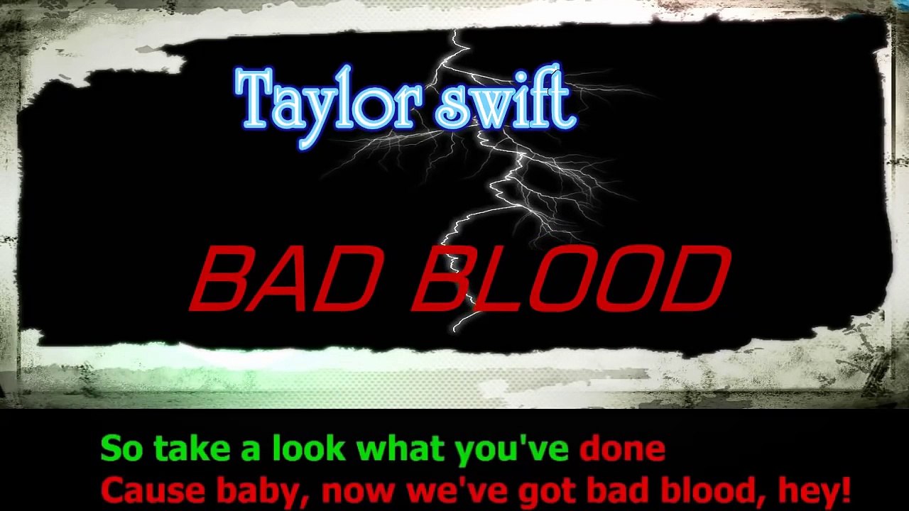 Taylor Swift - Bad Blood ft. Kendrick Lamar Lyrics