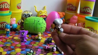 Huge 105 Huevos Sorpresa Pocoyo PeppaPig MonsterHigh Disney Frozen Play-Dough Cookie Monst