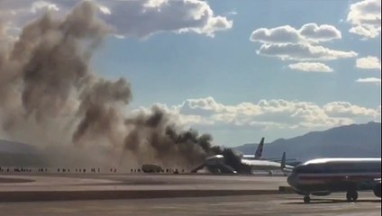 British Airways Fire at Las Vegas Airport